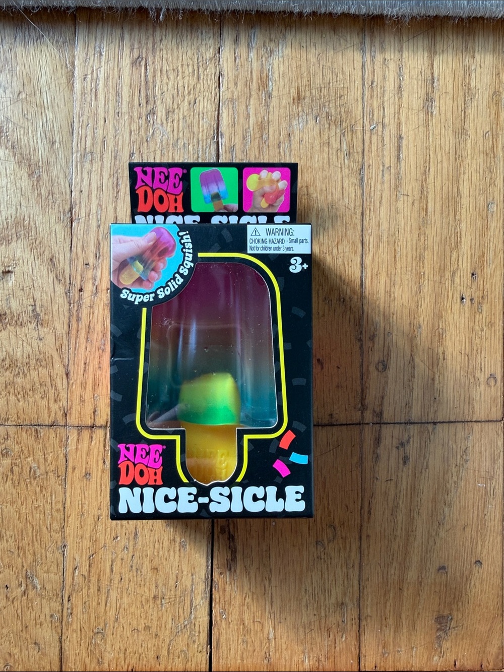 Nice-Sicle Kids Squishy Toy - Yellow/Green/Purple